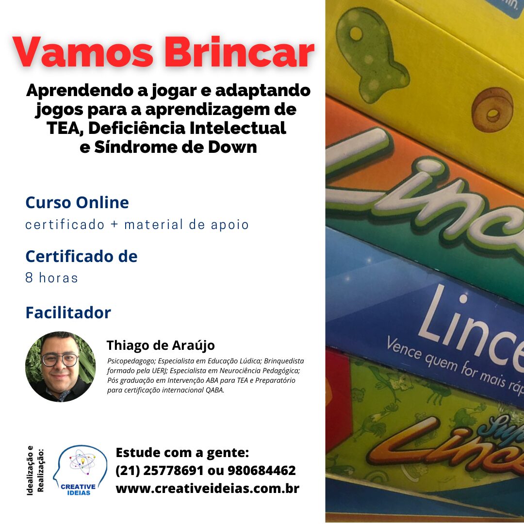 Vamos brincar creative ideias